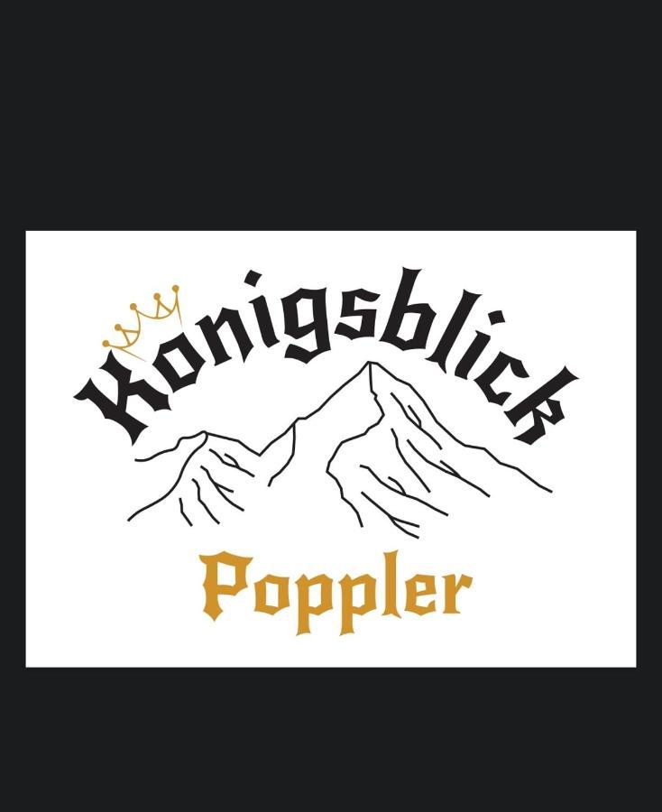 Koenigsblick Poppler Apartment Hopferau Ngoại thất bức ảnh