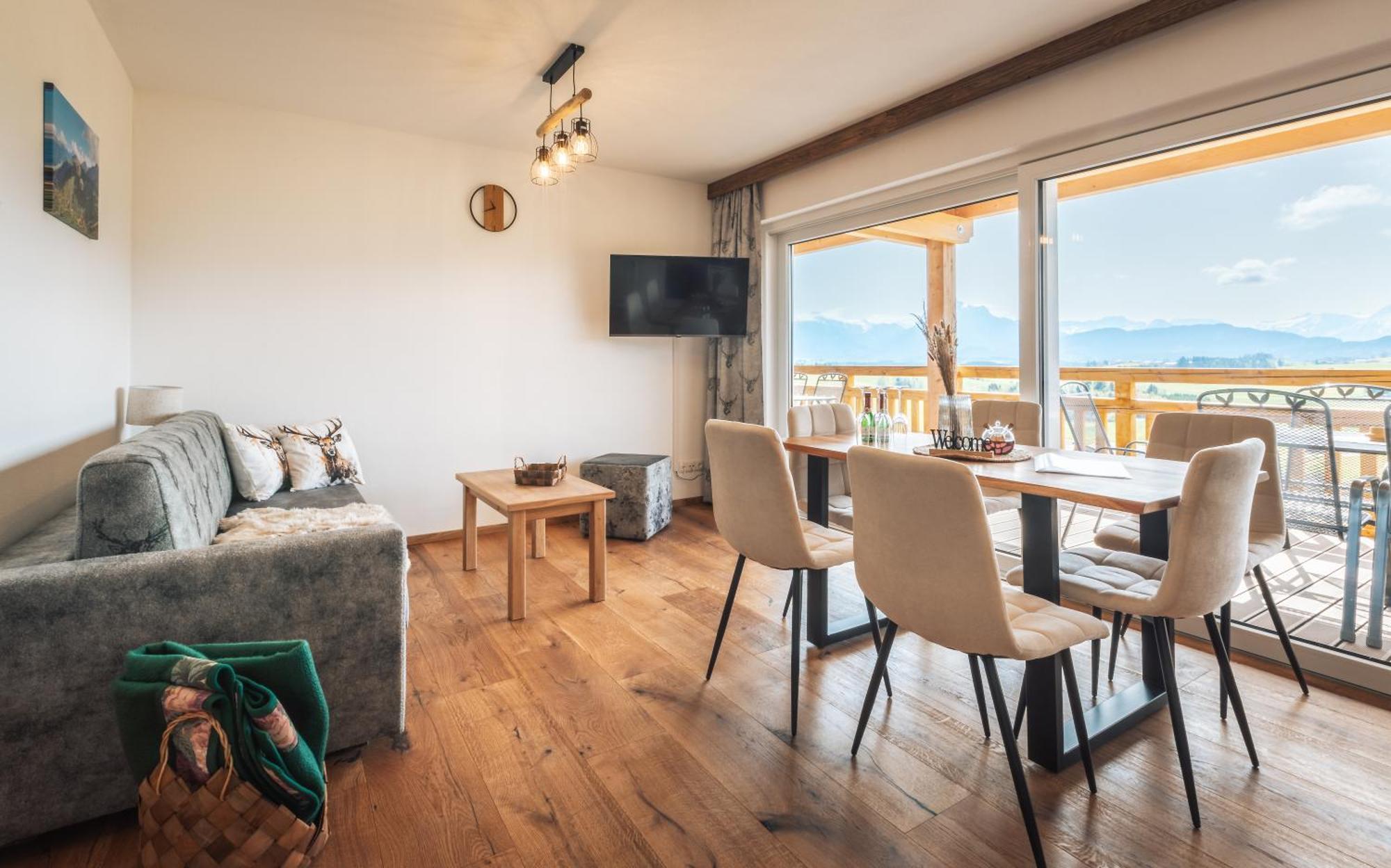 Koenigsblick Poppler Apartment Hopferau Ngoại thất bức ảnh